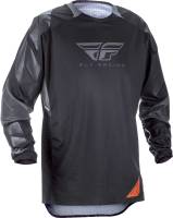 Fly Racing - Fly Racing Patrol XC Jersey - 371-670L - Black/Gray - Large - Image 1