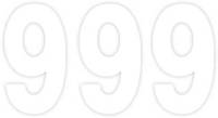 Factory Effex - Factory Effex Pro Numbers 7in. - No. 9 - White - 02-4359 - Image 1