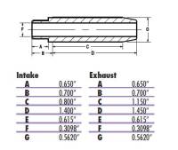Kibblewhite Precision - Kibblewhite Precision Manganese Bronze Exhaust Valve Guide (+.002) - 20-2132M - Image 2