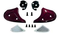 AFX - AFX Side Cover Kit for FX-50 Helmets - Wine - 0133-0583 - Image 1