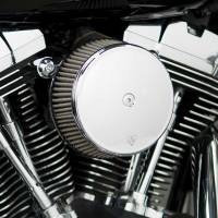Arlen Ness - Arlen Ness Big Sucker Stage I Air Filter Kit with Cover and Stainless Steel Jacketed Filter - Chrome - 50-331 - Image 2