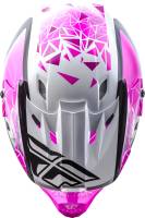 Fly Racing - Fly Racing Kinetic Crux Helmet - 73-3389XS - Pink/Black/White - X-Small - Image 4