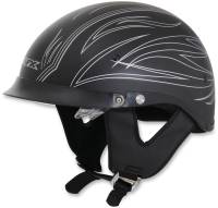 AFX - AFX FX-200 Pinstripe Helmet with Dual Inner Lens Beanie - 0103-0758 - Flat Silver Pinstripe - Small - Image 1