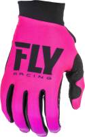 Fly Racing - Fly Racing Pro Lite Womens Gloves - 372-82806 - Neon Pink/Black - 6 - Image 1