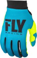 Fly Racing - Fly Racing Pro Lite Womens Gloves - 372-82906 - Blue/Hi-Vis - 6 - Image 1