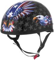 Skid Lid Helmets - Skid Lid Helmets Original USA Flame Eagle Helmet - 646987 - USA Flame Eagle - Small - Image 1