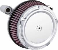 Arlen Ness - Arlen Ness Big Sucker Stage I Air Filter Kit with Cover - Beveled - Chrome - 50-847 - Image 1