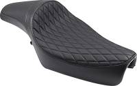 Drag Specialties - Drag Specialties Extended Reach Predator Seat - Single Diamond Stitch - 0804-0611 - Image 1
