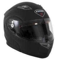 Zoan - Zoan Flux 4.1 Solid Snow Helmet with Electric Shield - 037-034SN/E - Matte Black - Small - Image 1