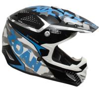 Zoan - Zoan MX-1 Sniper Graphics Helmet - 021-515 - Blue - Medium - Image 1