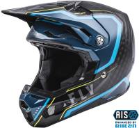Fly Racing - Fly Racing Formula Carbon Axon Helmet - 73-4420L - Black/Blue/Hi-Vis - Large - Image 1