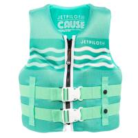 Jetpilot - Jetpilot Cause Neoprene CGA Youth Vest - JP21244GREENCHILD - Green - 30-50 Lbs. - Image 1