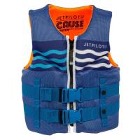 Jetpilot - Jetpilot Cause Neoprene CGA Youth Vest - JP21244BLUECHILD - Blue - 30-50 Lbs. - Image 1