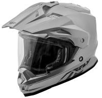 Fly Racing - Fly Racing Trekker Solid Helmet - 73-7012L - Silver - Large - Image 1