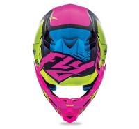 Fly Racing - Fly Racing F2 Carbon MIPS Retrospec Helmet - 73-4229L - Hi Vis/Pink Neon - Large - Image 3
