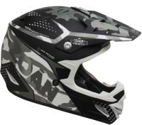 Zoan - Zoan MX-2 Sniper Graphics Youth Helmet - 021-590 - Matte Silver - Small - Image 1