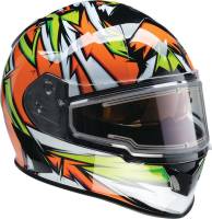 Z1R - Z1R Warrant Neuron Helmet - 0101-17223 - Orange/Green - X-Small - Image 7