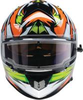 Z1R - Z1R Warrant Neuron Helmet - 0101-17223 - Orange/Green - X-Small - Image 8