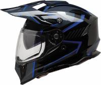 Z1R - Z1R Range Voyager Helmet - 0140-0362 - Black/Blue - X-Small - Image 1
