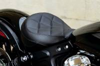 Mustang - Mustang Standard Touring Solo Seat - Black Vinyl - 76842 - Image 2