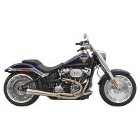 Bassani Manufacturing - Bassani Manufacturing Road Rage III 2-Into-1 Exhaust System - Stainless with Partial Stainless Steel Heat Shields - 1S62SS - Image 1