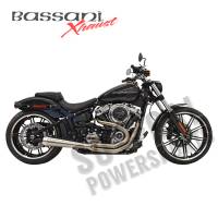 Bassani Manufacturing - Bassani Manufacturing Road Rage III 2-Into-1 Exhaust System - Stainless with Partial Stainless Steel Heat Shields - 1S62SS - Image 2