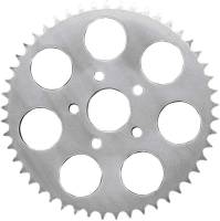 Drag Specialties - Drag Specialties Flat Rear Wheel Sprocket - Chrome - 49T - 19364P - Image 1