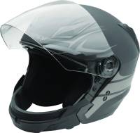 Fly Racing - Fly Racing Tourist Vista Helmet - F73-8107~4 - Vista Flat Black/Silver - Large - Image 6