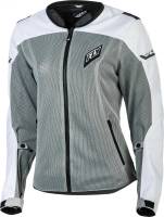 Fly Racing - Fly Racing Flux Air Womens Jacket - #6179 477-8047~2 - White/Gray - Small - Image 1