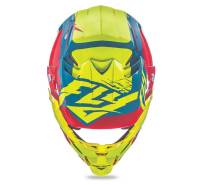 Fly Racing - Fly Racing F2 Carbon MIPS Retrospec Helmet - 73-4223XS - Red/Hi-Vis - X-Small - Image 3