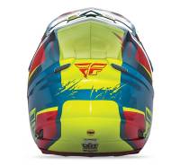 Fly Racing - Fly Racing F2 Carbon MIPS Retrospec Helmet - 73-4223XS - Red/Hi-Vis - X-Small - Image 4