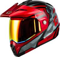G-Max - G-Max MD-74 Striker Helmet - M17411155 - Black/Gray/Red Metallic - Medium - Image 1