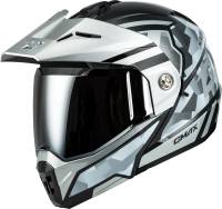 G-Max - G-Max MD-74 Striker Helmet - M17411074 - Silver/Blue Metallic - Small - Image 1