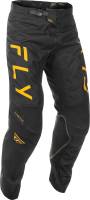 Fly Racing - Fly Racing Kinetic Center Pants - 378-53030 - Black/Gold - 30 - Image 1