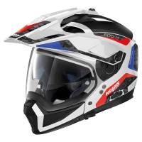 Nolan - Nolan N70-2 X On-Off Crossover Torpedo N-Com Helmet - N7X5275470456 - Metal White/Blue/Red - X-Large - Image 1