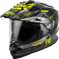 Fly Racing - Fly Racing Trekker Quantum Helmet - 73-7019M - Black/Gray/Hi-Vis - Medium - Image 1