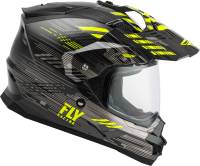 Fly Racing - Fly Racing Trekker Quantum Helmet - 73-7019M - Black/Gray/Hi-Vis - Medium - Image 4