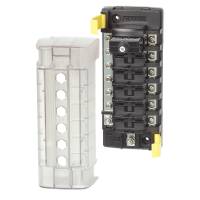 Blue Sea Systems - Blue Sea 5052 ST CLB Circuit Breaker Block - 6 Position w/Negative Bus - Image 1