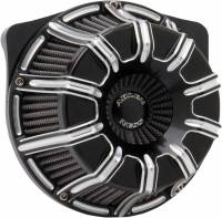 Arlen Ness - Arlen Ness Inverted Series 10-Guage Air Cleaner Kit - Black Anodized - 18-943 - Image 1