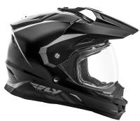 Fly Racing - Fly Racing Trekker Solid Helmet - 73-7010S - Black - Small - Image 5