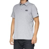 100% - 100% Corpo Polo - 35019-439-12 - Heather Gray/Black - Large - Image 1