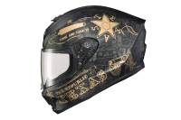 Scorpion - Scorpion EXO-R420 Lone Star Helmet - 42-1723 - Black/Gold - Small - Image 1