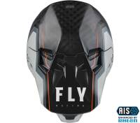 Fly Racing - Fly Racing Formula Carbon Axon Helmet - 73-4428XS - Black/Gray/Orange - X-Small - Image 3