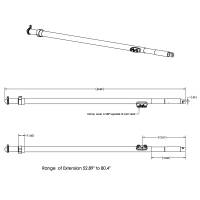 TACO Marine - TACO Tele-Sun Carbon Fiber Shade Pole w/Carry Bag - Image 4