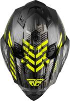 Fly Racing - Fly Racing Trekker Quantum Helmet - 73-7019S - Black/Gray/Hi-Vis - Small - Image 3