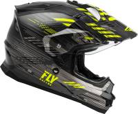 Fly Racing - Fly Racing Trekker Quantum Helmet - 73-7019S - Black/Gray/Hi-Vis - Small - Image 5