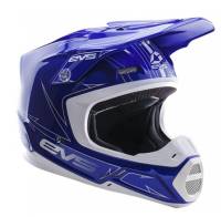 EVS - EVS Vortek T5 Pinner Helmet - H16T5P-BUW-L - Blue/White - Large - Image 1