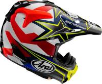 Arai Helmets - Arai Helmets VX-Pro4 Stars Stripe Helmet - 0110-8203 - Flourescent Yellow - Medium - Image 2
