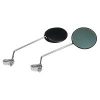 Emgo - Emgo Universal Clamp-On Mirror - Round, for 7/8in. Handlebars Both - 20-64510 - Image 1