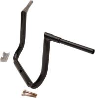 LA Choppers - LA Choppers 1-1/2in. Grande Twin Peaks Touring Handlebars - 14in. Rise - Gloss Black - LA-7365-14B - Image 2